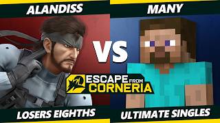 Escape From Corneria TOP 8 - AlanDiss (Snake) Vs. Many (Steve) Smash Ultimate - SSBU