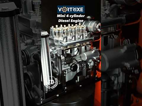 Vortrixe Mini 4 Cylinder Diesel Engine