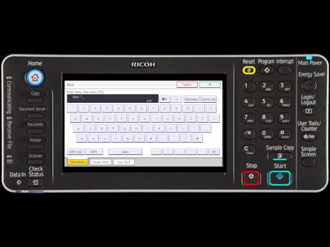 Address Book – Changing a Registered Name