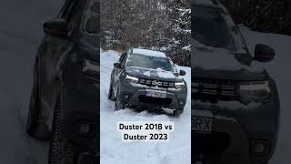 Duster 2023 vs Duster 2018 Snow #duster4x4