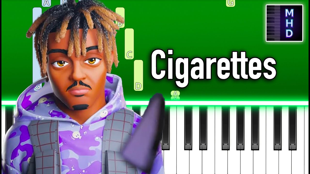 Juice WRLD - Cigarettes - Piano Tutorial
