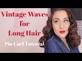 Vintage Hairstyle for Long Hair