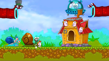 Clumsy Snail Bob 4 In space Last Episode 2 / The clumsy bob snail returns to earth after winning