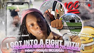 STORYTIME: I GOT INTO MY FIRST FIGHT! 2 FIGHTS GOING AT THE SAME TIME!! ( video + receipts included)