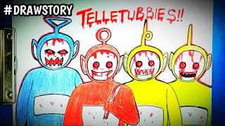 Cerita Mistis Dibalik Karakter Teletubbies || DRAWSTORY #45
