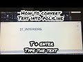 How to convert text into polyline in AUTOCAD |