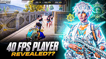 40 FPS REVEALED | 3 finger claw | fastest 40 fps player | BGMI 1v4 clutchs