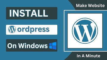 Install Wordpress on Windows using MAMP | Make website using Wordpress in a minute