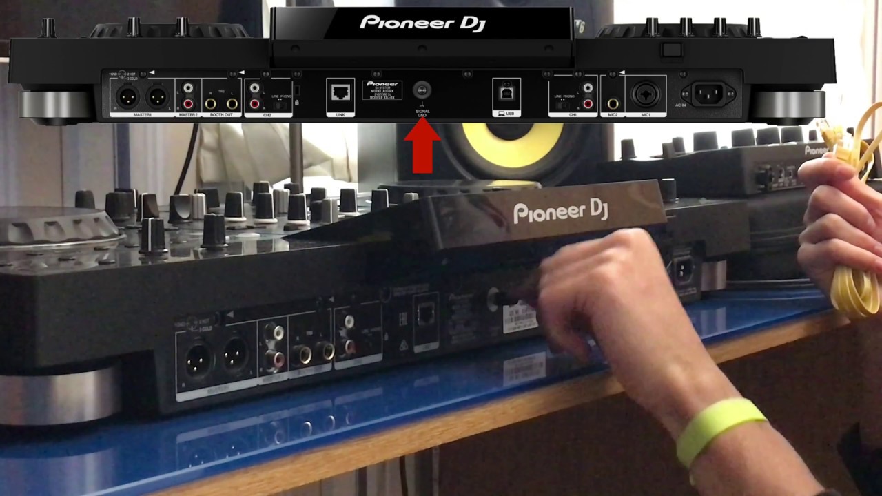 Conexiones entre equipos (PIONEER XDJ-RX y RMX-1000) - YouTube