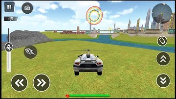 Flying Car Robot Shooting Games - Android Gameplay