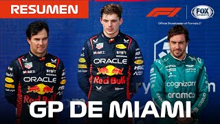 ¡Gran victoria de Max Verstappen tras salir noveno! Checo, segundo. | GP de Miami | Fórmula 1