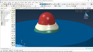 Simulation deposition behavior of multi-particle impact in cold spraying process in Abaqus