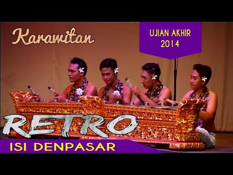 Reong trompong (RETRO) karawitan Bali. Tugas Akhir ISI Denpasar - YouTube