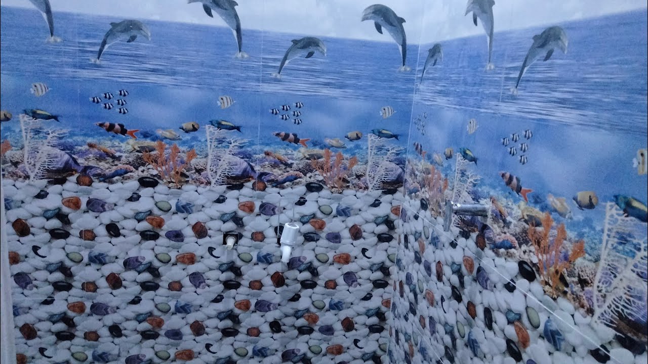 bathroom tiles dolphin wali fish wali kajaria 2580, nisharmalik696