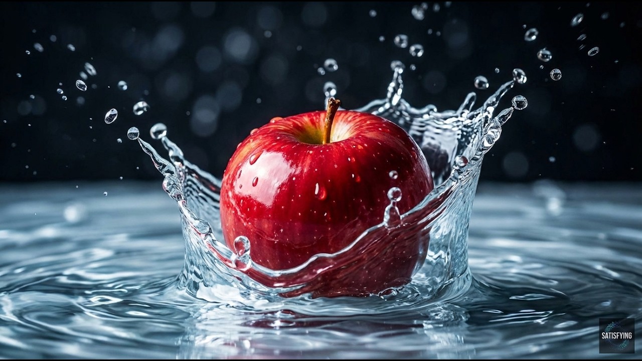 Relaxing Nature ASMR | Fruits Dropping Into Water Slow Motion