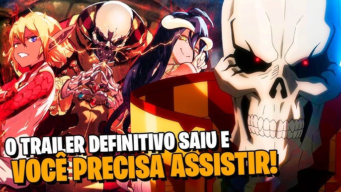 Overlord  Confira o primeiro trailer dublado do anime - NerdBunker