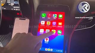 kSmart auto Installation of Wireless Carplay and Android Auto Retrofit Box for Ferrari Rome