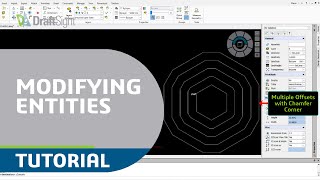 Create Multiple Offsets of Entity with Specific Chamfer Distance from Toolbar
