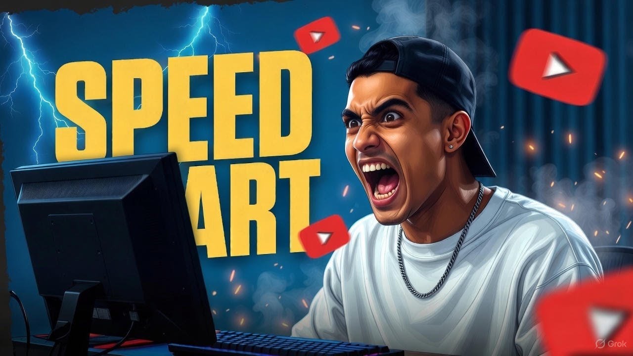 How I Designed a Music Artist Booking Flyer (Speed Art)