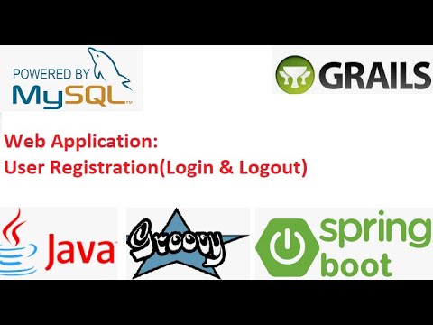 11_0: Grails  | Groovy | Java | MySQL | User Registrations Web application CRUD Operations