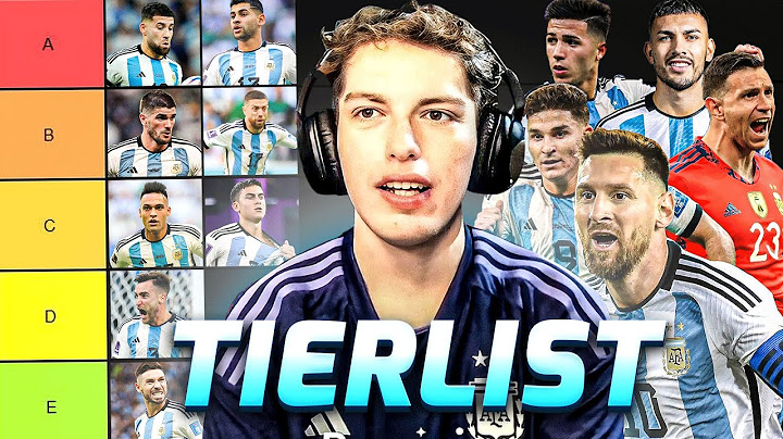 LOS MEJORES JUGADORES DE ARGENTINA EN QATAR 2022 - TIERLIST