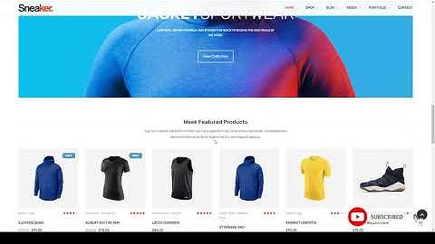 Sneaker - Shoes Theme for WooCommerce WordPress athletic theme woocommerce theme Website Builder