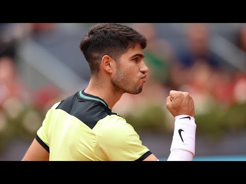 ATP Madrid - Carlos Alcaraz n'a pas non plus tremblé face à Thiago Seyboth Wild