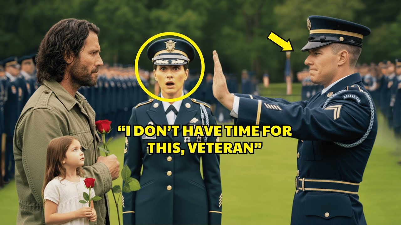 Guards Refused Single Dad Veteran at the General’s Funeral—Until a 4-Star General Halted Everything