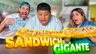 EL PRIMERO EN COMER EL SANDWICH MÁS GRANDE DEL MUNDO GANA $20,000!! *Nadie Lo Ha Logrado*