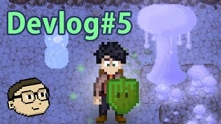 How I created a unique shield! Leafy the Leaf-Shield!!  | HEATSEED Devlog #5