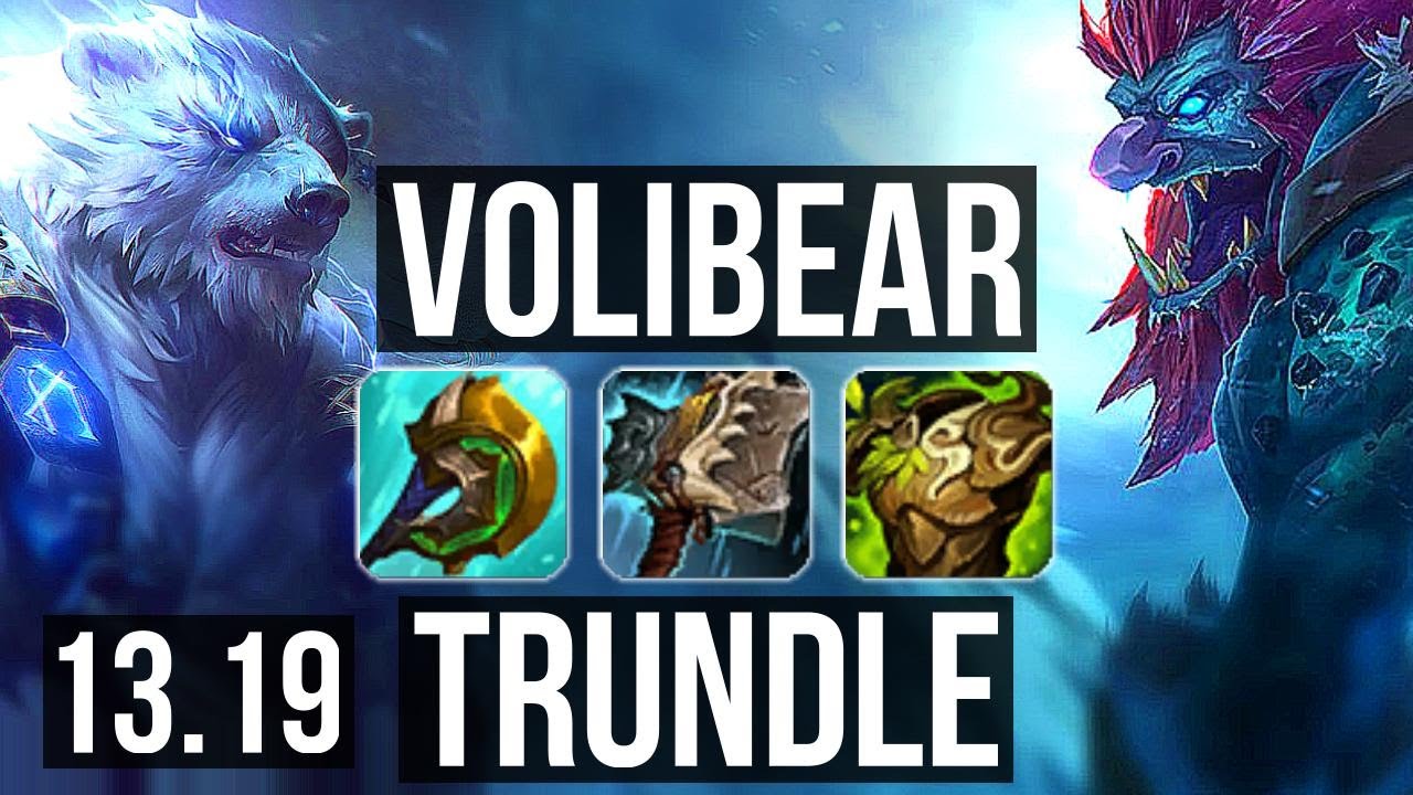 VOLI vs TRUNDLE (TOP) | 10 solo kills | EUW Master | 13.19