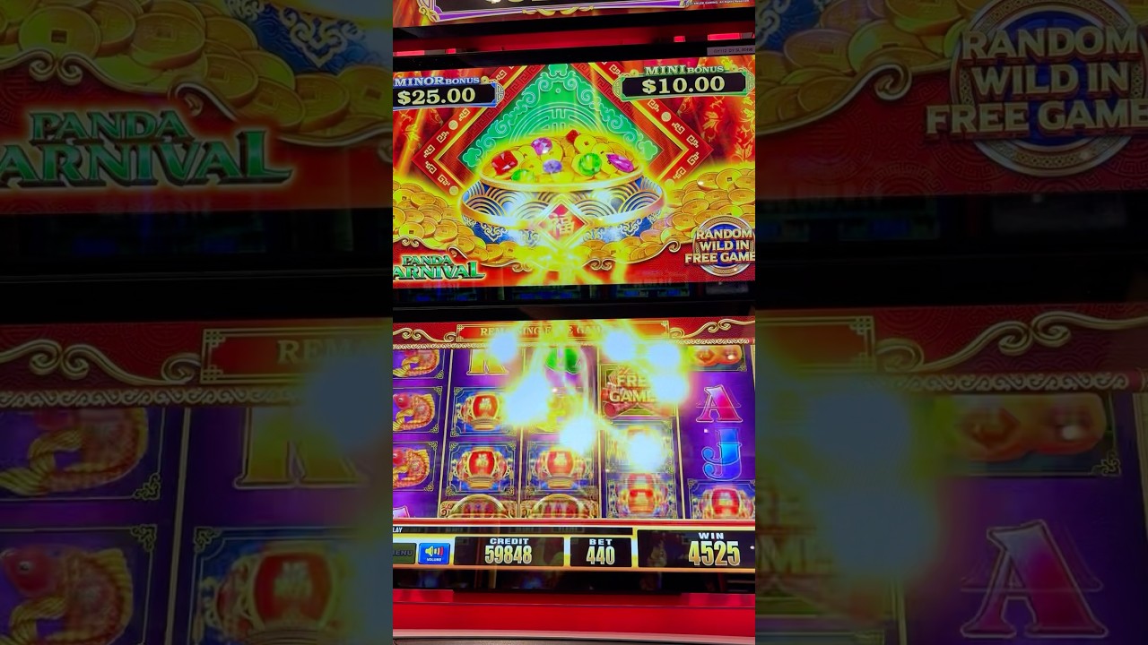 Panda Carnival RANDOM WILDS Free Game Feature! 