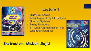 Chapter No 6 (Digital Logic and Design)_Lecture 1_ Computer Science_Grade 10_Karachi (Sindh Board)