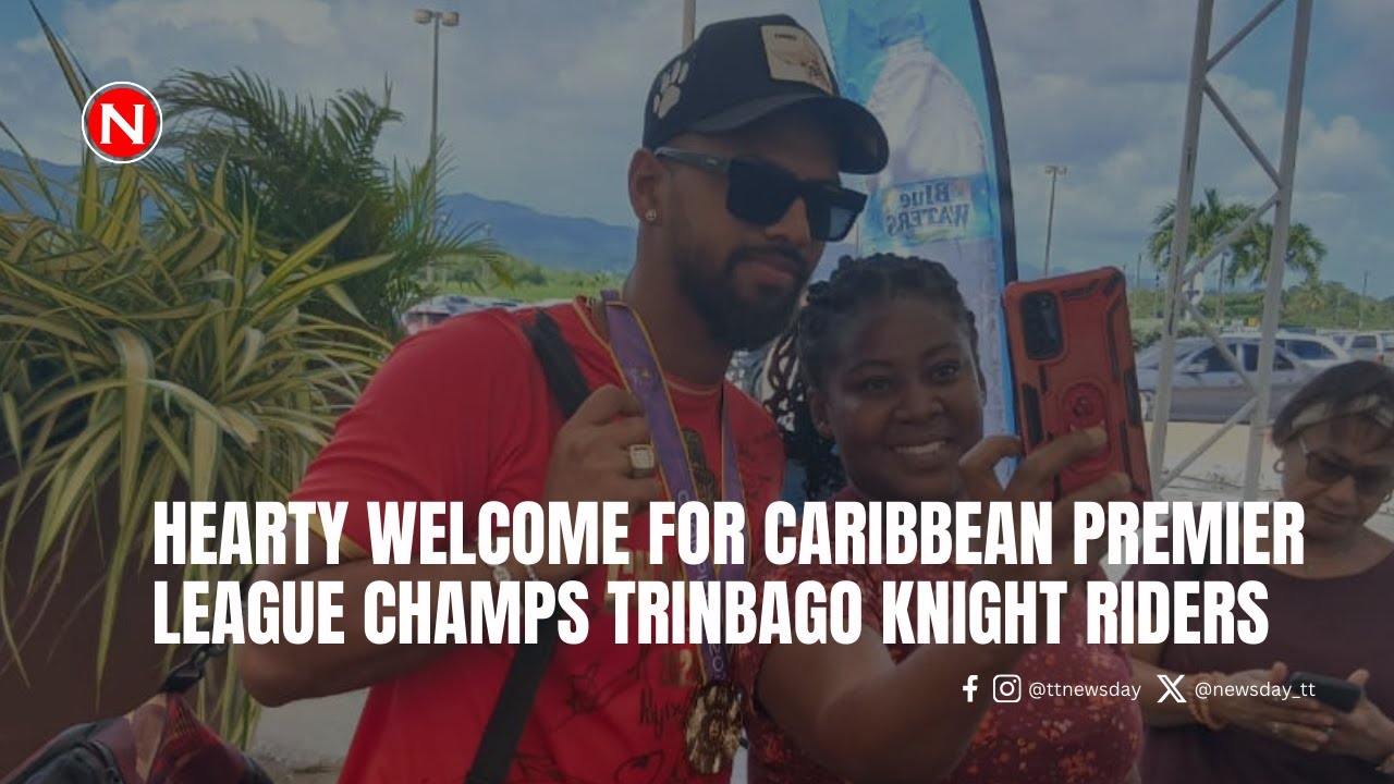 Hearty welcome for Caribbean Premier League champs Trinbago Knight Riders