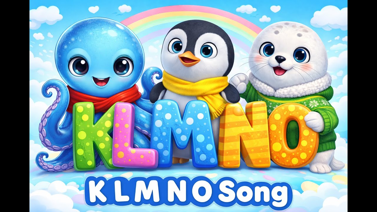 ABC Song | Learn KLMNO Alphabet for Children | KLMNO| Kids Songs & Nursery Rhymes | Animal-Penguin