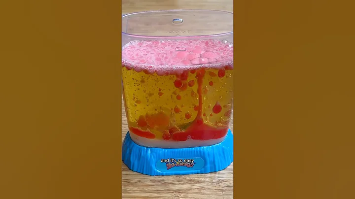 This is what a homemade lava lamp looks like