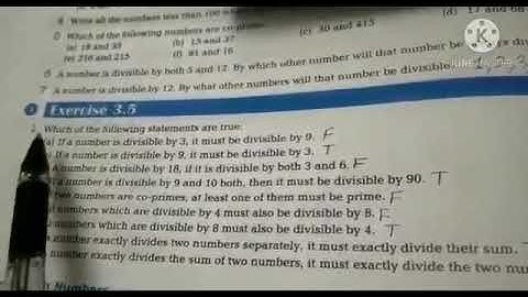 Class 6 maths Chapter 3 playing with Numbers Part 3 exercise 3.5,3.6