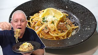 Download Lagu LEMON Garlic Chili Tuna Pasta – CHEAP Ingredients, GOURMET Taste! Bucatini al Tonno MP3 Download Lagu LEMON Garlic Chili Tuna Pasta – CHEAP Ingredients, GOURMET Taste! Bucatini al Tonno MP3