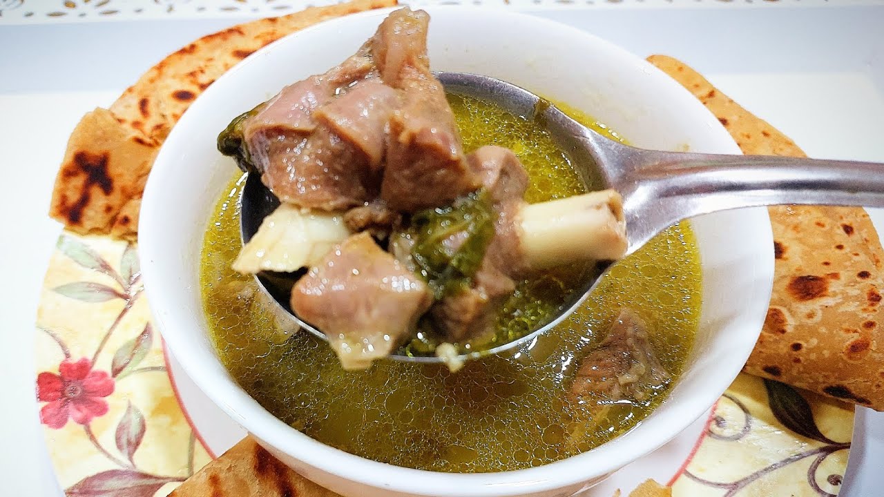 SOUP MUTTON SOUP FOR WINTER SEASON WITH PARATHA RECIPE BY QK YouTube