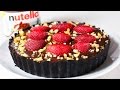 TARTA DE NUTELLA Y FRESAS (SIN HORNO) | KARLA CELIS