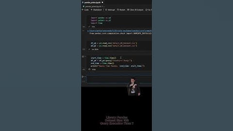 Polars vs Pandas | Query Execution time
