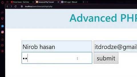 Bangla PHP Login Validation & Data transfer with URL Part 1⚡Advanced PHP Tutorial⚡Nirob Hasan36