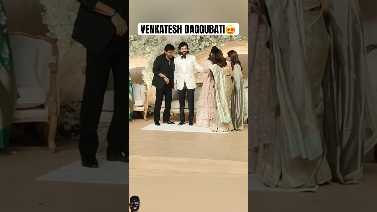 Venkatesh Daggubati in Akhil Akkineni Wedding Reception 😍