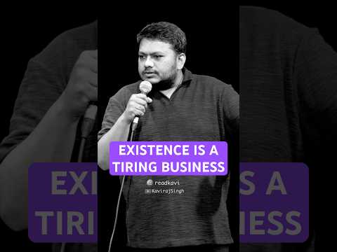 WATCH FULL VIDEO HERE👆🏽👆🏽👆🏽🔥🔥🔥 #standupcomedy #kaviraj #satire #philosophy #existentialism