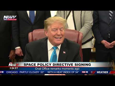 SPACE FORCE ESTABLISHED: President Trump Signs Bill at the White House (FNN)