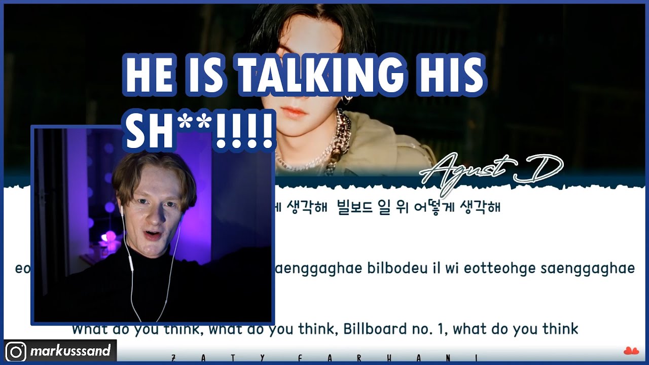 AGUST D 'WHAT DO YOU THINK?' Lyrics [Color Coded_Han_Rom_Eng] Reaction!!! YouTube
