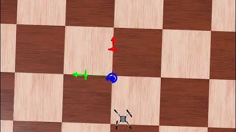 Demo quadcopter follow waypoints with webots