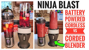 NINJA Blast Cordless vs Ninja Fit Compact Personal Blender with Cord Comparison