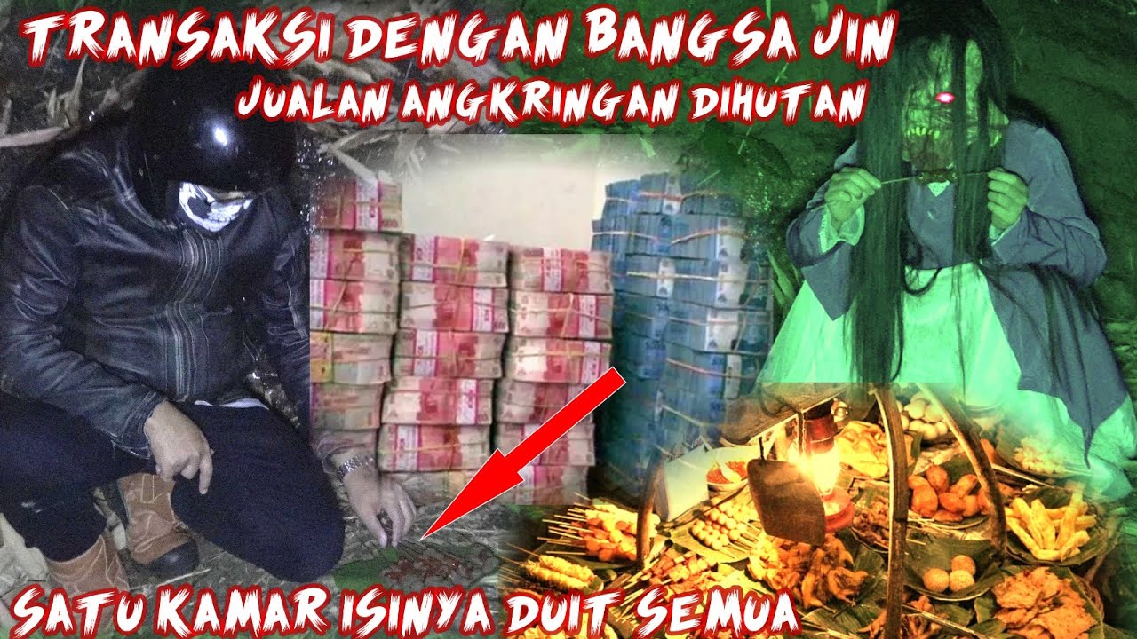 PESUGIHAN GROBAK SATE HANTU JUAL ANGKRINGAN DI BANGSA JIN YouTube