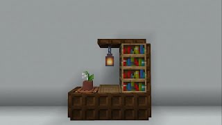 Декорация для дома в Minecraft в версии 1.14.4 (Полка в майнкрафте, интерьер) | Майнкрафт